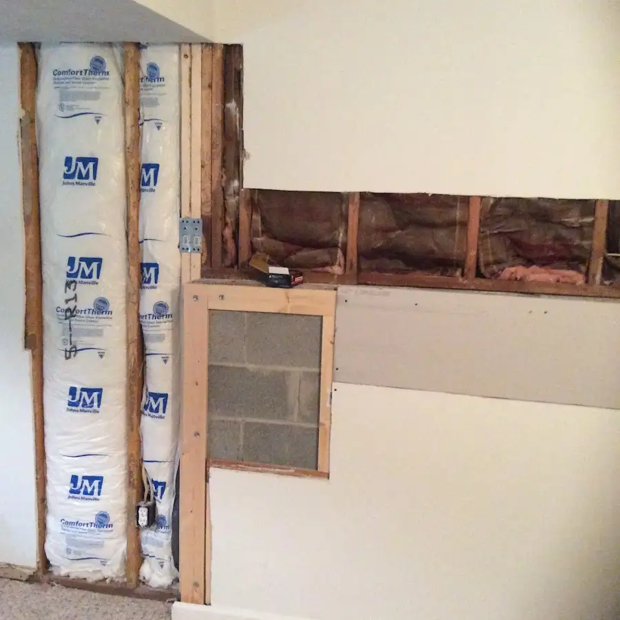 Wall insulation replacement during Contents Cleaning & Restoration in Westchase